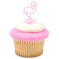 Cakedrake Summer Theme Cake Picks Pink Flamingos 12/PKG cake topper CD-DCP-23751-12/PKG
